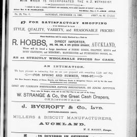 The Advocate: 12th December 1896