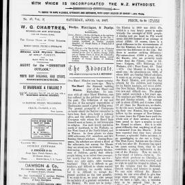 The Advocate: 24th April 1897