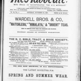 The Advocate: 13th November 1897