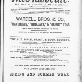 The Advocate: 4th December 1897