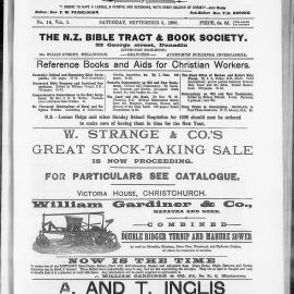 The Advocate: 3rd September 1898
