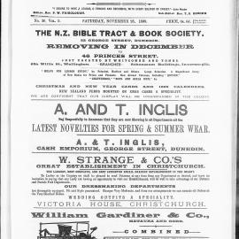 The Advocate: 26th November 1898