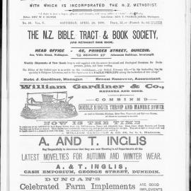 The Advocate: 29th April 1899