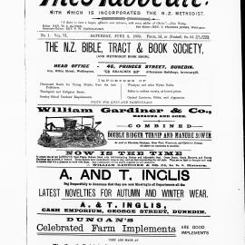 The Advocate: 3rd June 1899