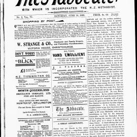 The Advocate: 10th June 1899
