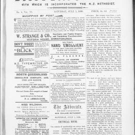 The Advocate: 1st July 1899
