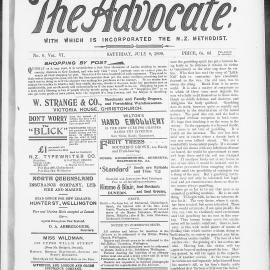 The Advocate: 8th July 1899