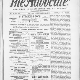The Advocate: 16th September 1899