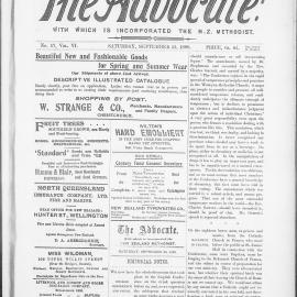 The Advocate: 23rd September 1899