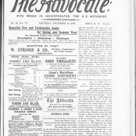 The Advocate: 16th December 1899