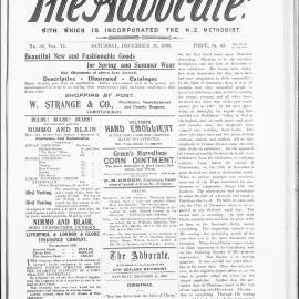 The Advocate: 23rd December 1899