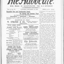 The Advocate: 30th December 1899