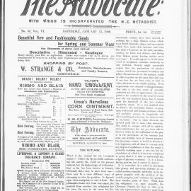 The Advocate: 13th January 1900