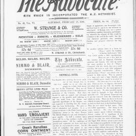 The Advocate: 17th February 1900