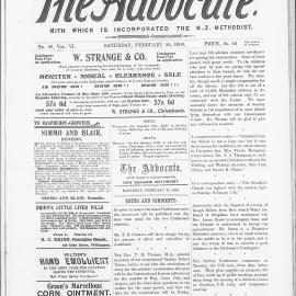 The Advocate: 24th February 1900