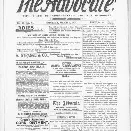 The Advocate: 3rd March 1900