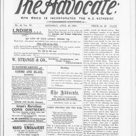 The Advocate: 28th April 1900