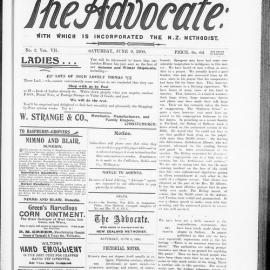The Advocate: 9th June 1900
