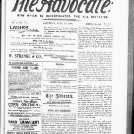 The Advocate: 16th June 1900