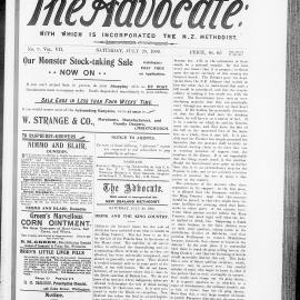 The Advocate: 28th July 1900