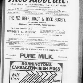 The Advocate: 1st September 1900