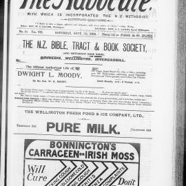 The Advocate: 15th September 1900
