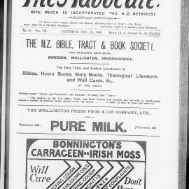 The Advocate: 17th November 1900