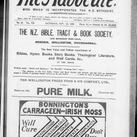The Advocate: 24th November 1900