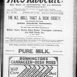 The Advocate: 15th December 1900