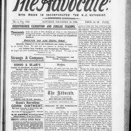 The Advocate: 29th December 1900