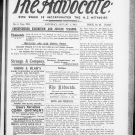The Advocate: 5th January 1901