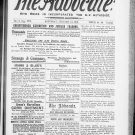 The Advocate: 19th January 1901