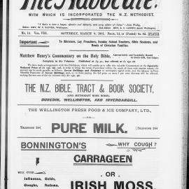 The Advocate: 9th March 1901