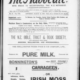 The Advocate: 16th March 1901