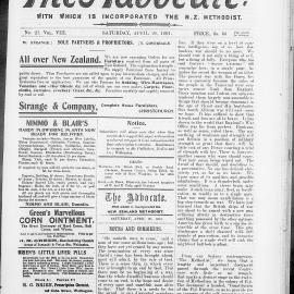 The Advocate: 20th April 1901