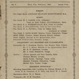 Church Gazette, Polynesia: February 1926