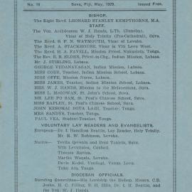 Church Gazette, Polynesia: May 1929