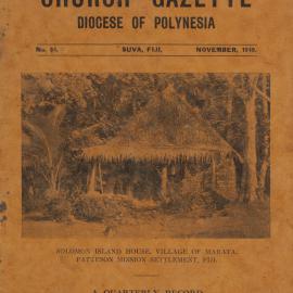 Church Gazette, Polynesia: November 1949