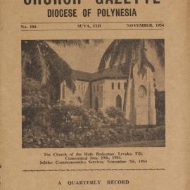 Church Gazette, Polynesia: November 1954