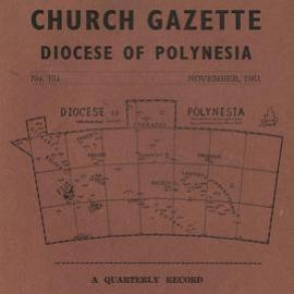 Church Gazette, Polynesia: November 1961