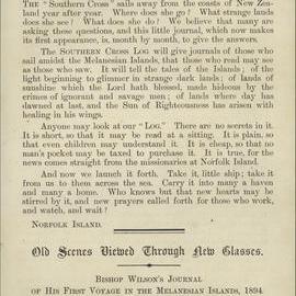 Southern Cross Log: Issue 1, May 1895