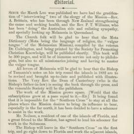 Southern Cross Log: Issue 12, April 1896