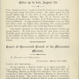 Southern Cross Log: Issue 29, September 1897
