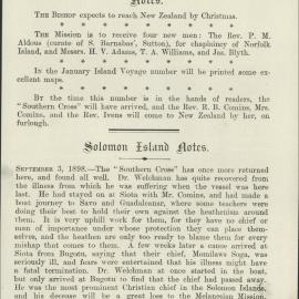 Southern Cross Log: Issue 44, December 1898