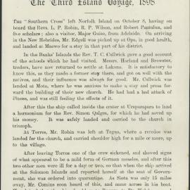 Southern Cross Log: Issue 45, January 1899
