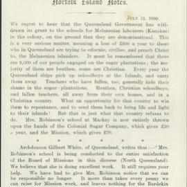 Southern Cross Log: Issue 52, August 1899