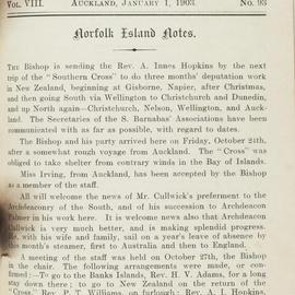 Southern Cross Log: Issue 93, January 1903