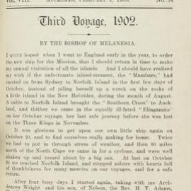 Southern Cross Log: Issue 94, February 1903