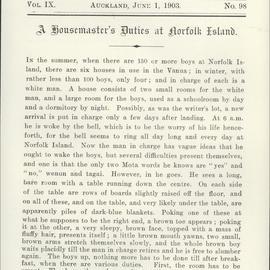 Southern Cross Log: Issue 98, June 1903