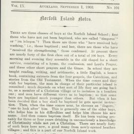 Southern Cross Log: Issue 101, September 1903